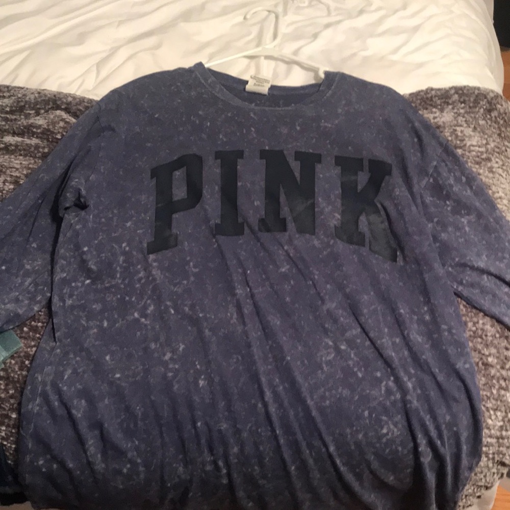 blue long sleeve